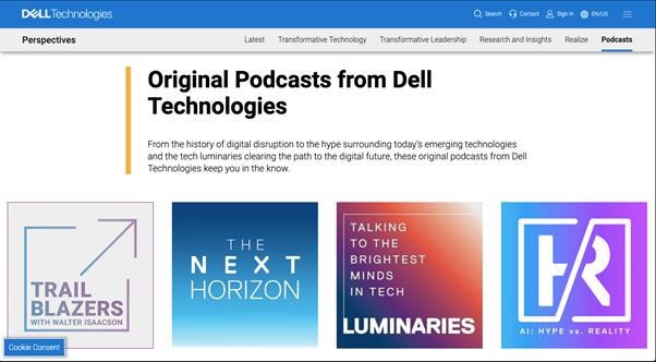 Original Podcasts from Dell technologies